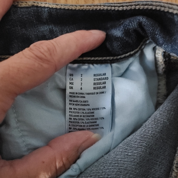 American Eagle Outfitters women's jeans  US size 2 - Picture 4 of 4